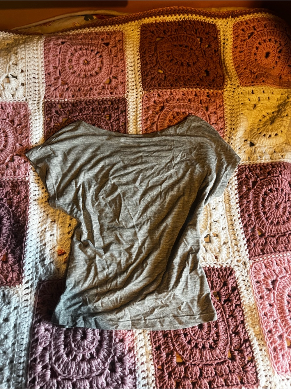Women’s Grey Backless Tee
